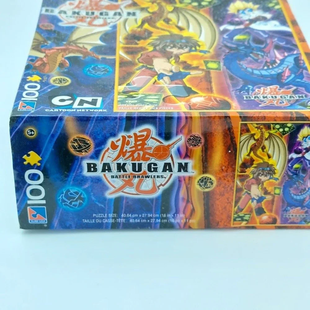 Bakugan Battle Brawlers 100 Piece Puzzle Sure-Lox 2008 Dan Kuso‎ Drago 16x11in